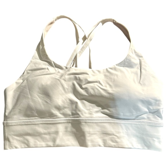 Lululemon Energy Bra - White, Size 8 NWOT, Pads Included - Picture 8 of 8